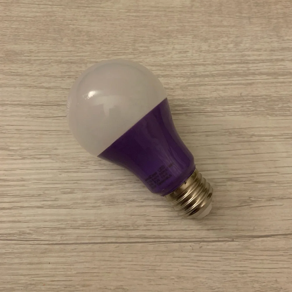 Set of (2) Purple LED light bulbs
